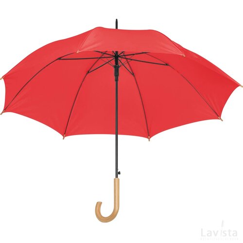 Paraplu automatisch rood
