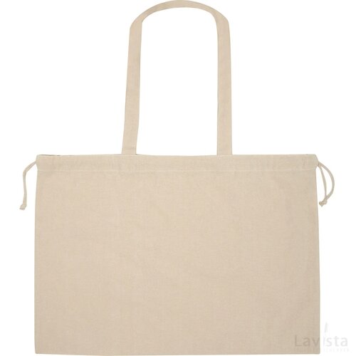 Katoenen shopper, organisch Oeko-Tex® STANDARD 100 beige