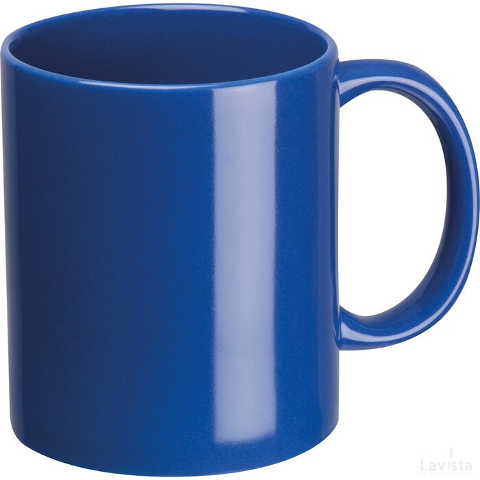 Koffiebeker van keramiek, 300 ml blauw