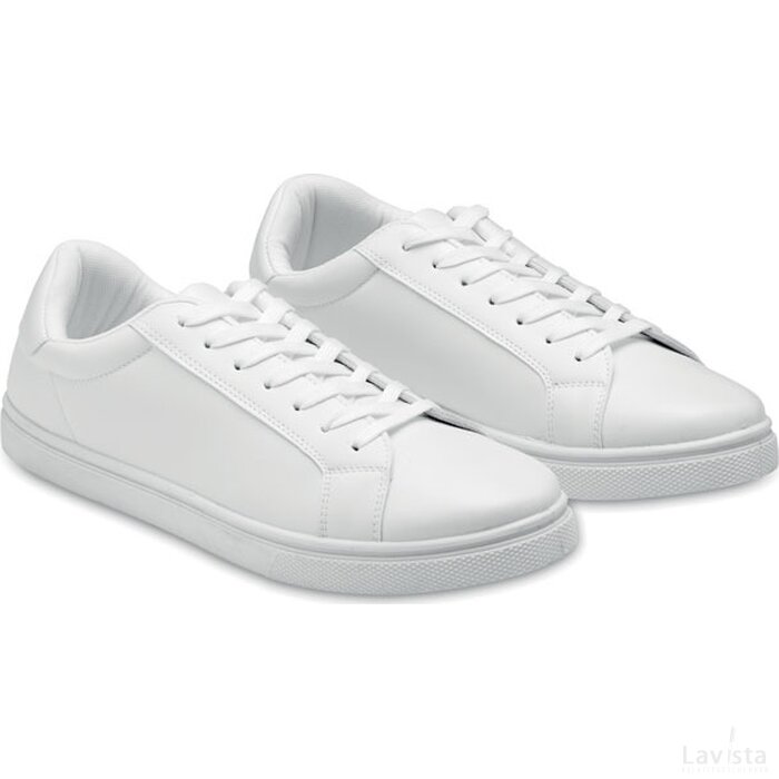 Sneakers in pu maat 44 Blancos wit