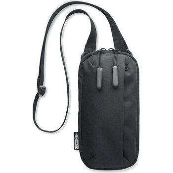 Cross body smartphone tas Valley wallet zwart