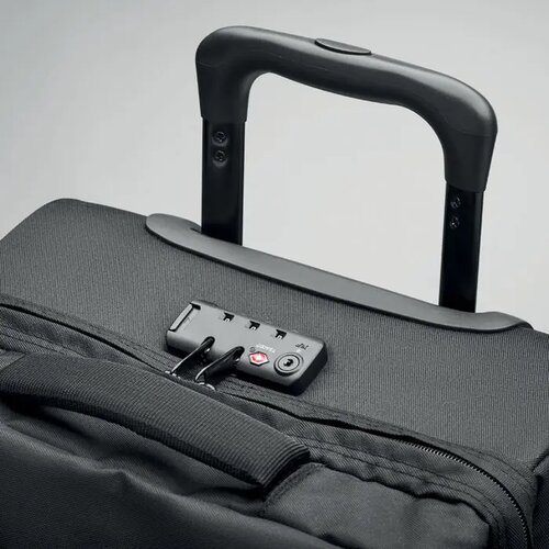 600d rpet trolley Artic zwart