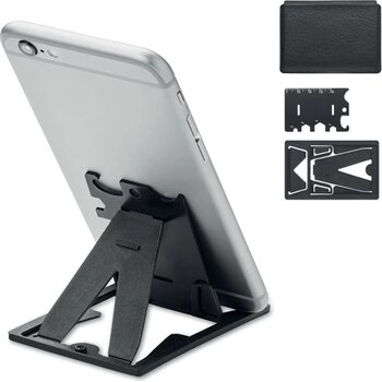 Multitool met telefoonhouder Zwart