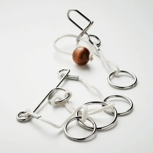 Set van 2 breinbrekers Zilver