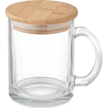 Gerecycled glazen mok 300 ml Celestial transparant