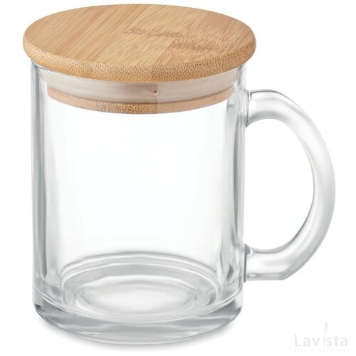 Gerecycled glazen mok 300 ml Celestial transparant
