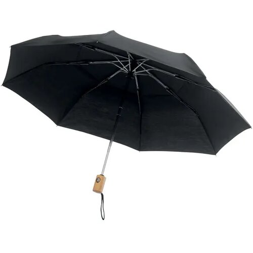 21 inch opvouwbare paraplu Drip zwart