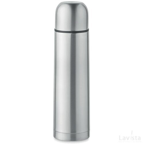 Dubbelwandige fles 500 ml Mahua mat zilver