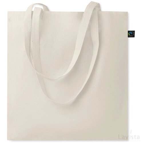 Fairtrade 180gr/m² katoenen tas Osole+ beige