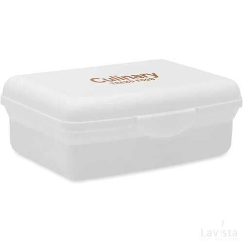 Eco lunchbox met uitneembaar deel (800ml) Wit