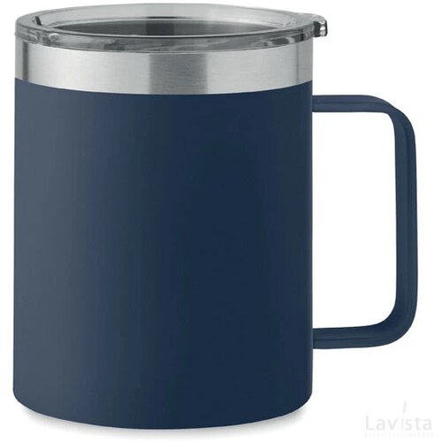 Dubbelwandige beker 300 ml Inari donker marineblauw