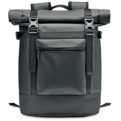 Rolltop rugzak 50c zeildoek Jaya bag zwart