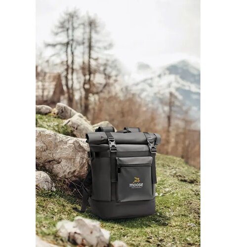 Rolltop rugzak 50c zeildoek Jaya bag zwart