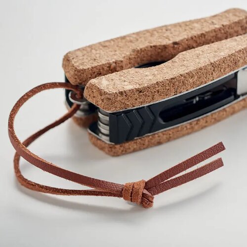 Multitool zakmes kurk groot Plierkork beige