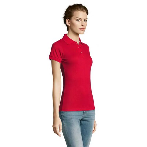 Prime dames polo200g Prime women rood
