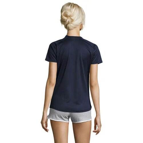 Sportydames t-shirt 140g Sporty women franse marine