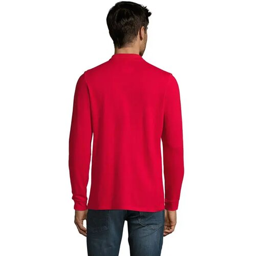 Perfect men lsl polo 180g Perfect lsl men rood