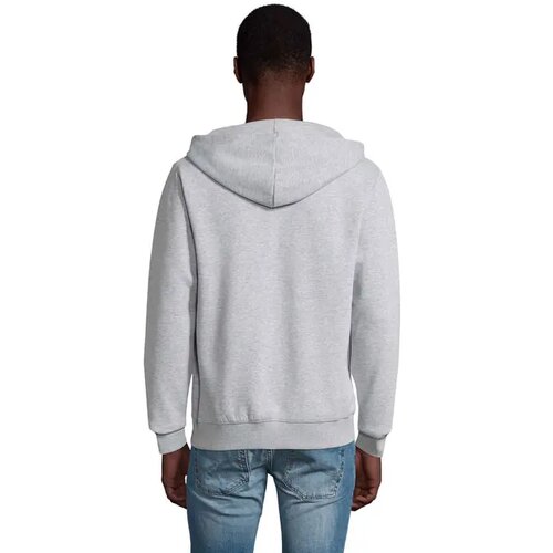 Spike hood heren 280gr Spike men grey melange