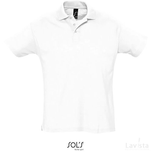 Summer ii men polo 170g Summer ii wit