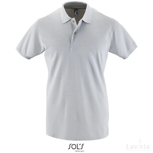 Perfect heren polo 180g Perfect men pure grey