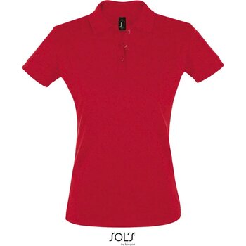 Perfect dames polo 180g Perfect women rood