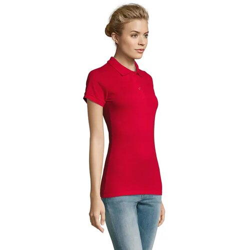 Perfect dames polo 180g Perfect women rood