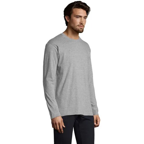 Monarch heren t-shirt 150g Monarch grijs melange