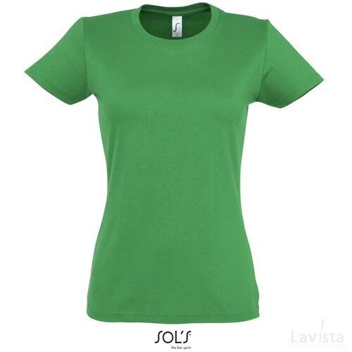 Imperial dames t-shirt 190g Imperial women helder groen