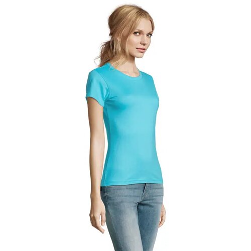 Imperial dames t-shirt 190g Imperial women atoll blauw