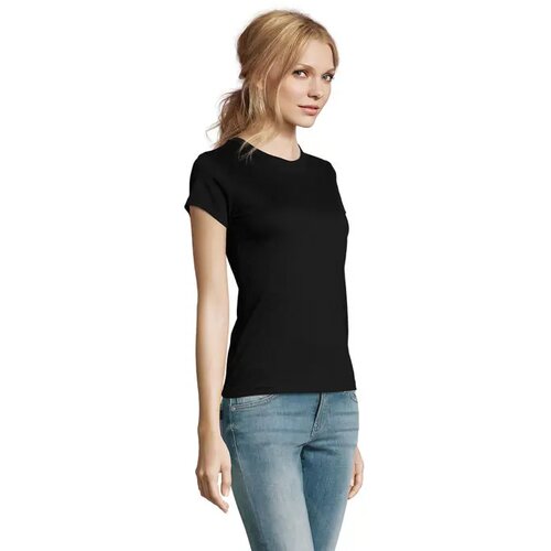 Imperial dames t-shirt 190g Imperial women deep black