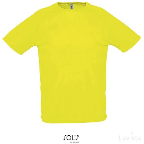 Sportyheren t-shirt 140g Sporty neon yellow
