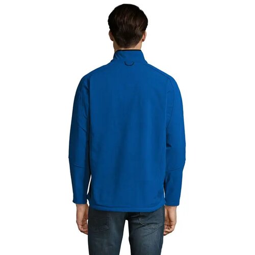 Relax heren shoftshell 340g Relax koningsblauw