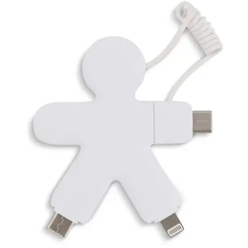 Xoopar Eco Buddy oplaadkabel Wit