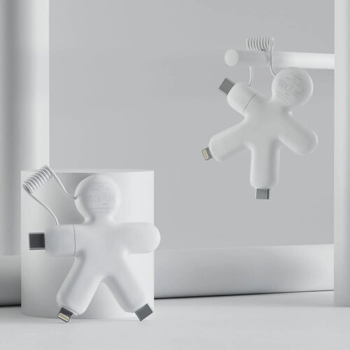 Xoopar Eco Buddy oplaadkabel Wit