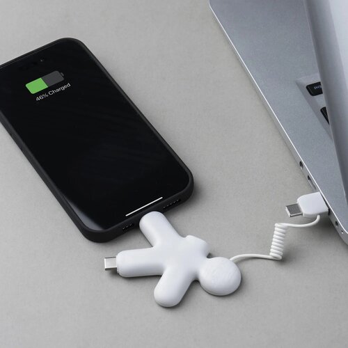 Xoopar Eco Buddy oplaadkabel Wit