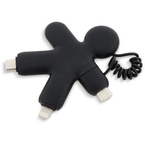 Xoopar Eco Buddy oplaadkabel Zwart