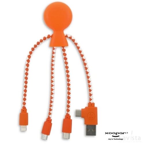 2081 | Xoopar Mr. Bio GRS Charging cable oranje