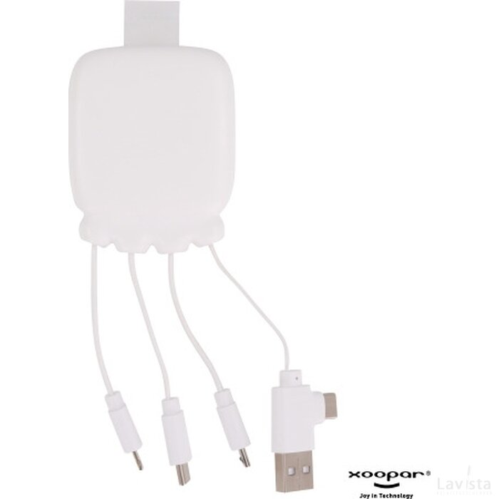 3192 | Xoopar Octopus Gamma 2 Bio Charging cable with 3.000mAh Powerbank wit
