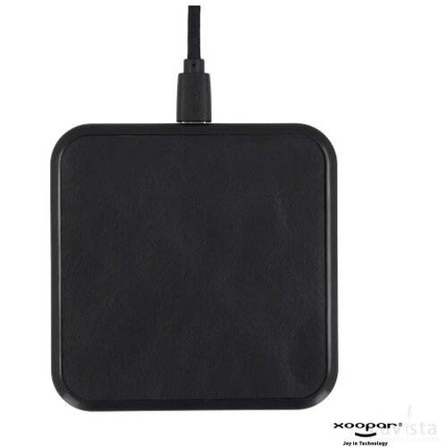 2259 | Xoopar Iné Wireless Fast Charger - Recycled Leather 15W zwart