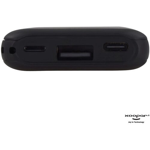 Xoopar Mr. Bio Powerbank en oplaadkabel Zwart