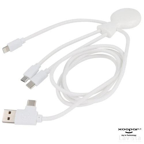 3199 | Xoopar Mr. Bio Powerbank and cable pack 7.000mAh wit