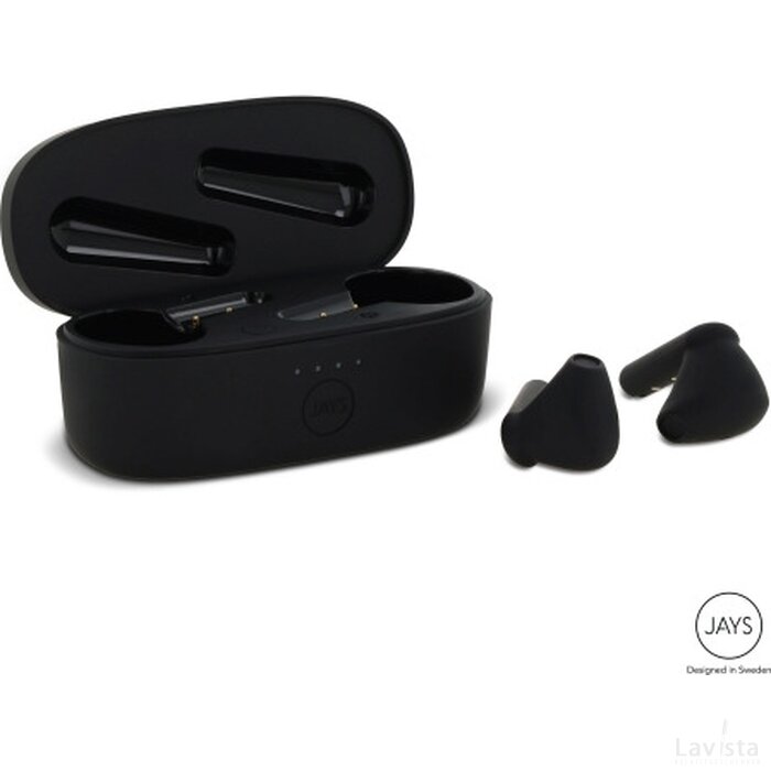 T00252 | Jays T-Six Bluetooth Earbuds zwart