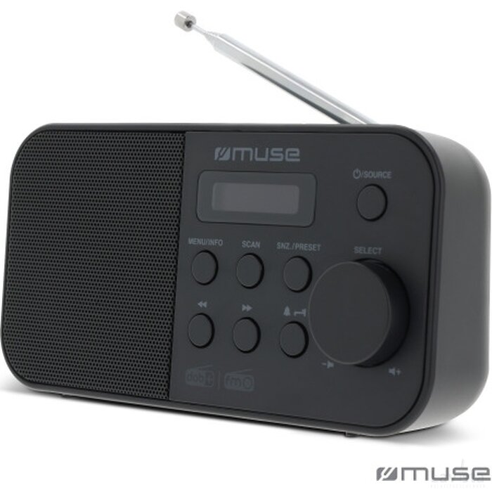 M-109 DB | Muse Portable Radio FM/DAB+ grijs
