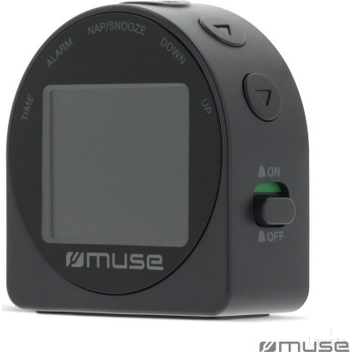 M-09 C | Muse Travel Alarm Clock zwart