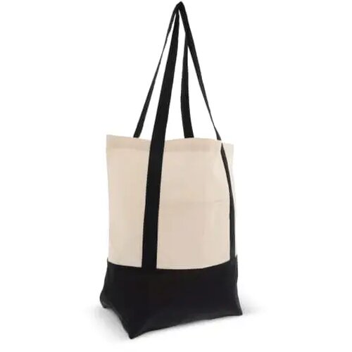 Draagtas OEKO-TEX® katoen 140g/m² 40x10x35cm zwart