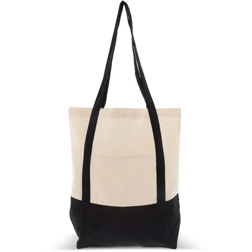 Draagtas OEKO-TEX® katoen 140g/m² 40x10x35cm zwart