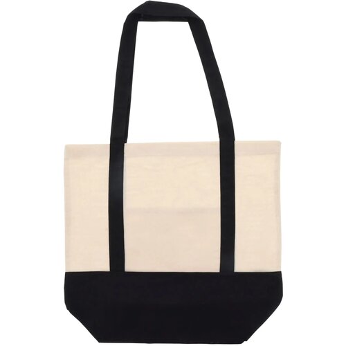 Draagtas OEKO-TEX® katoen 140g/m² 40x10x35cm zwart