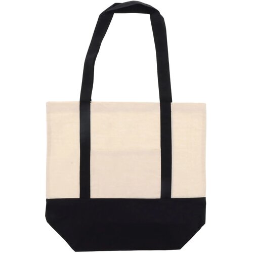 Draagtas OEKO-TEX® katoen 140g/m² 40x10x35cm zwart