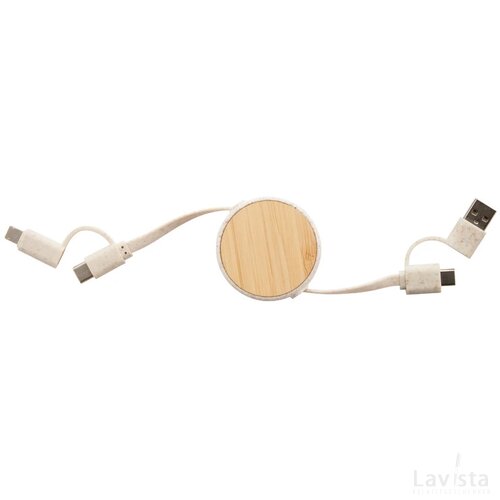Komugo Usb Oplaadkabel Natuurlijk