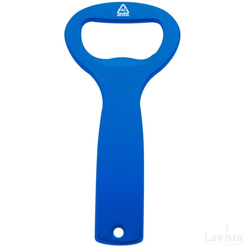 Gerecycled aluminium flesopener Blauw